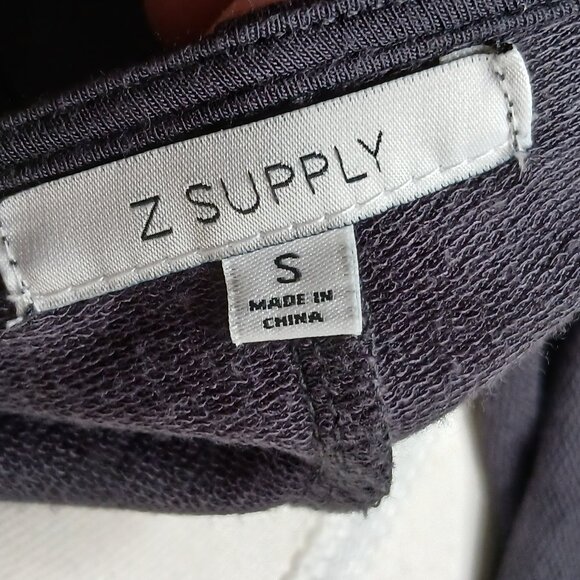 Z Supply The Mojave Wide Leg Cropped Jumpsuit Gray Size Small - Picture 5 of 6